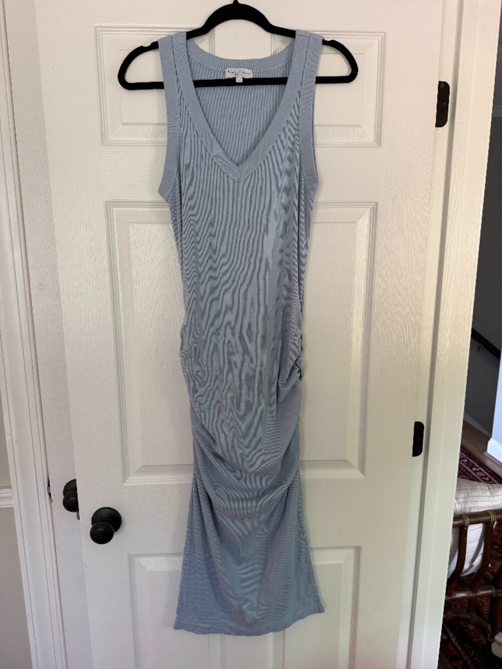 Michael Stars Ruched V-Neck Tank Dress